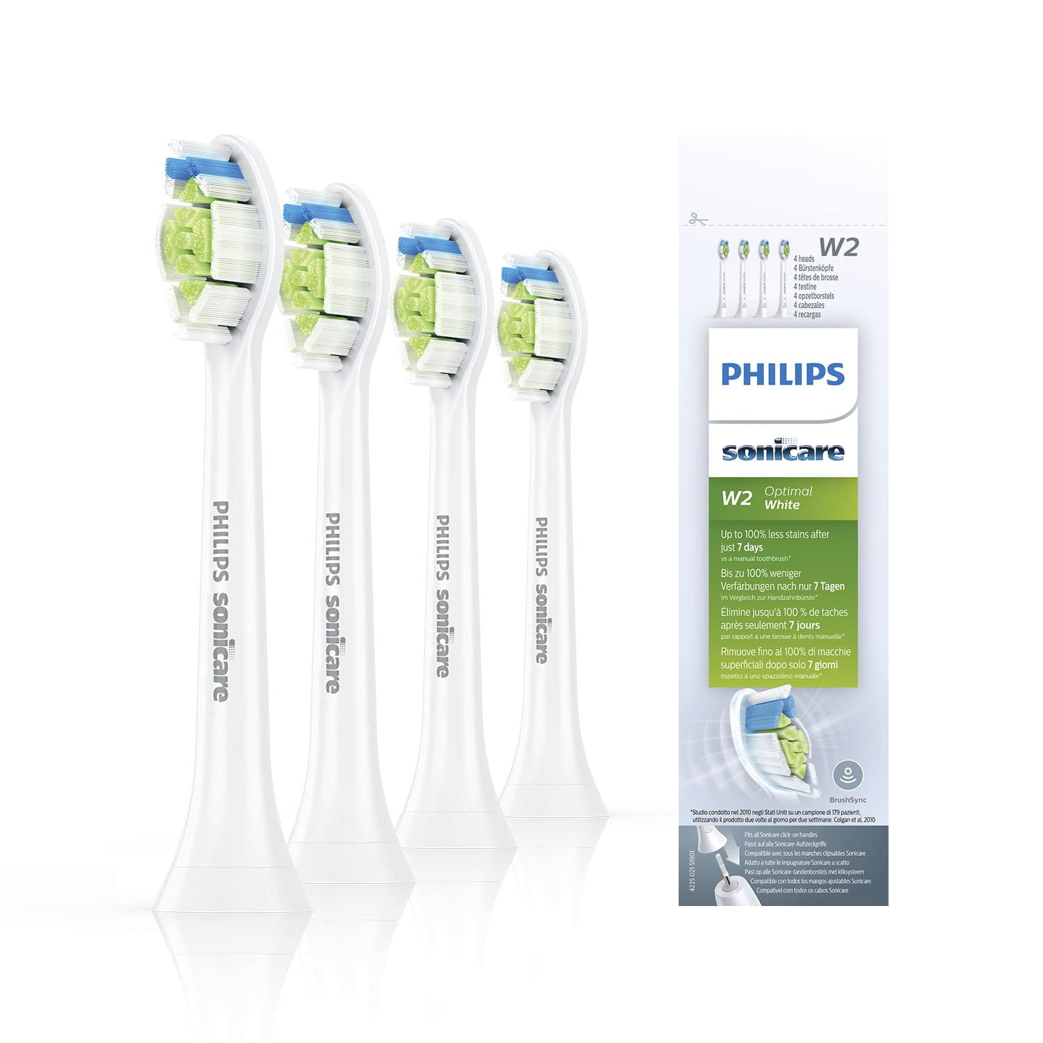 Cabezales Para Cepillos De Dientes Philips Sonicare Diamond Clean, Paquete De 4