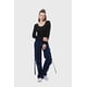 thumbnail image 4 of Jeans Mujer Amarras Calce Cargo Azul, 4 of 4
