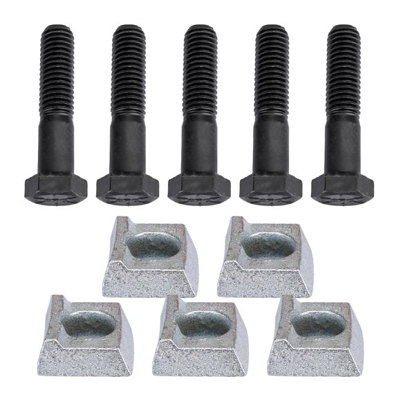 SyunsXoon Tornillos Pack de 5, cabeza hexagonal 1/2" y rosca 2-1/4"