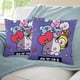 thumbnail image 3 of BT21 Fundas de almohada de terciopelo con tema, regalos de funda de almohada, decoración para el hogar, cojín de lanzar, regalo de cumpleaños para fans y parejas.56*56cm., 3 of 6
