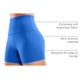 thumbnail image 4 of Shorts CRZ YOGA Butterluxe tiro alto 4" azul brillante M, 4 of 4
