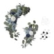 thumbnail image 3 of Guirnalda De Flores De Arco Colgante Para Boda, 2 Uds., Para Puerta Delantera De Boda, Cenador, Lago Azul, 3 of 3