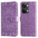thumbnail image 1 of Funda tipo cartera FOXDOCK para OnePlus Nord 3 , diseño girasol en relieve, cuero PU, cierre magnético, soporte y tarjetero, 1 of 5