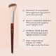 thumbnail image 2 of Brocha BK BEAUTY 112 PARA CARA ANGULOSA PEQUEÑA PARA COLOREAR Y ILUMINAR, 2 of 6