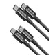 thumbnail image 1 of Cable USB C a USB C Anker tipo C, 60 W, carga rápida, 1 m, paquete de 2, 1 of 7