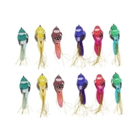 Bothyi - 12 Piezas De Pájaros Artificiales De Espuma De Simulación Artificial Para Decoración De Manualidades