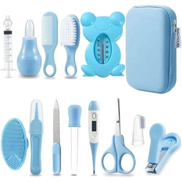 Set Cuidado Bebé PandaEar 12en1 Kit Seguridad Azul