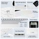 thumbnail image 3 of Funda con teclado inalámbrico WIWU para iPad Pro 13" M4/M5 2024 (blanca), 3 of 9