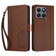 thumbnail image 3 of Funda Cartera Trébol para Motorola Moto G37/G37 Power con Ranuras Tarjetas y Carga Inalámbrica Marrón, 3 of 6