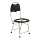 thumbnail image 3 of Asiento De Inodoro Elevado Con Respaldo, Orinal Antideslizante Para Baño, Inodoro Para Adultos, 3 of 5