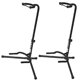 thumbnail image 1 of Soporte para guitarra OnStage XCG4, acolchado en terciopelo, tubular (paquete de 2), 1 of 4