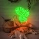 thumbnail image 4 of Letrero de neón LED Bklphsey 42 cm × 33 cm Hoja de Monstera, 4 of 8
