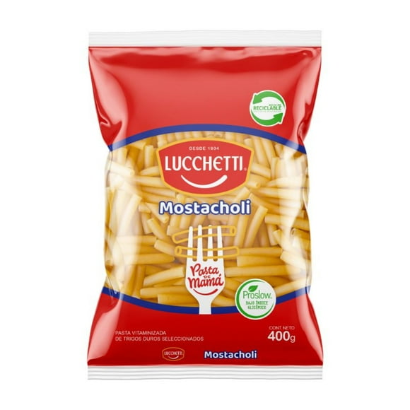 Fideo Pasta Mostaccioli N°42 Bolsa, 400 g