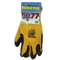 Resistor - Par De Guante De Hilo Palma Latex Multiproposito