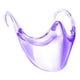 thumbnail image 3 of Colorido, Reutilizable, Transparente, Respirable, Orejeras, Ciclismo, Máscara, Protector Facial, Púrpura, 3 of 5