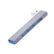 thumbnail image 5 of Estación De Acoplamiento 4 En 1 USB C Hub Plug And Play De Aleación USB 3.0 Para Accesorios, 5 of 5