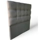 thumbnail image 2 of Respaldo De Cama 1.5 Plaza Valencia Tela Gris Oscuro, 2 of 3