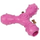 thumbnail image 1 of Juguete para perro Pet Life 'Tri-Chew' de triple hueso dispensador de premios de TPR, 1 of 2