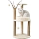 thumbnail image 1 of Rascador Torre Arbol 85cm Ramas Juguete Gato Terciopelo, 1 of 2