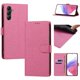 thumbnail image 3 of Funda Cartera de PU para Samsung Galaxy A15 con Tarjetas, Rojo Rosa, 3 of 6