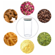 thumbnail image 4 of Contenedores para almacenar alimentos, frascos de vidrio apilables y organizadores, 4 of 6