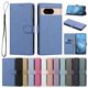 thumbnail image 1 of Cartera para Google Pixel 8A con Bolsillo de Tarjetas, Azul, 1 of 6