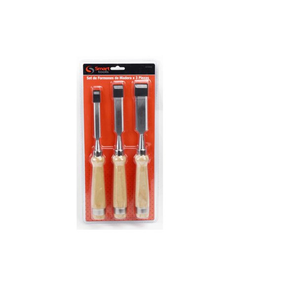Set 3 Formones De Madera