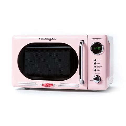 Horno Microondas Nostalgia Retro 0.7 Cu Ft 700 W Rosa