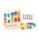 thumbnail image 3 of Juego De Juguetes De Secuenciación Apilables De Madera, Cuentas De Cordones Y Bloque De Apilamiento Para Niños, 3 of 5