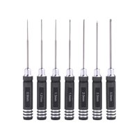 Magideal - Juego De 7 Destornilladores Hexagonales Rc De 0,9 Mm, 1,27 Mm, 1,3 Mm, 1,5 Mm, 2,0 Mm, 2,5 Mm, 3,0 Mm, Juego De Herramientas Manuales Con Llave Allen,