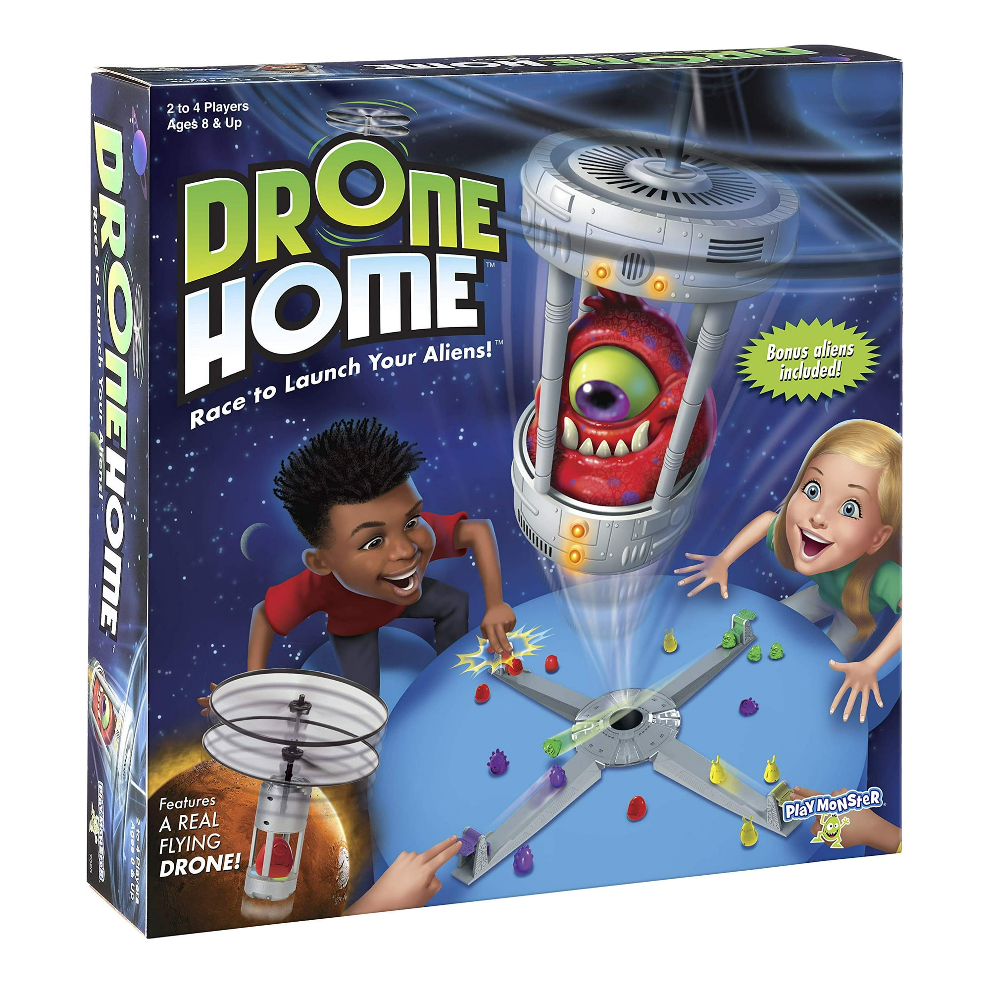 Juego De Mesa Playmonster Drone Home Para 2 A 4 Jugadores Mayores De 8 Años
