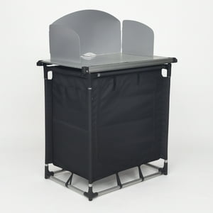 Rutta - Mesa De Cocina Plegable Camping Negra