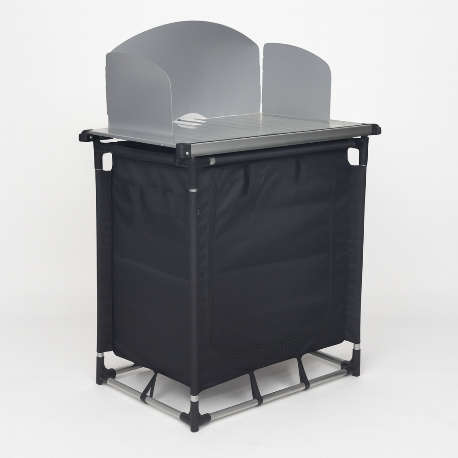 Rutta - Mesa De Cocina Plegable Camping Negra