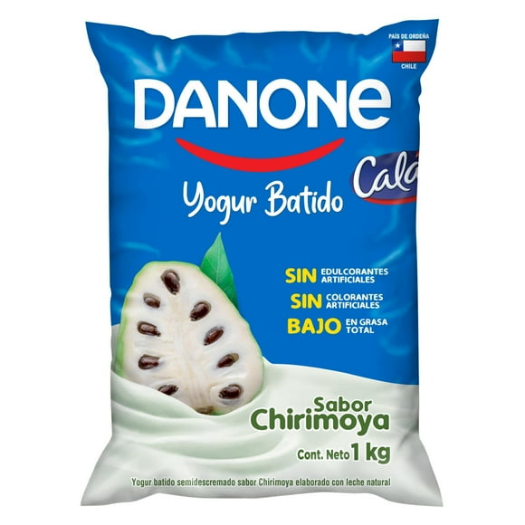 Yoghurt Batido semidescremado Sabor Chirimoya Bolsa., 1 Kg