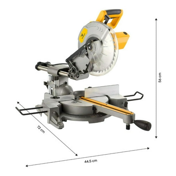 Sierra Ingletadora Industrial 1800w 10 Pulgadas Telescopica