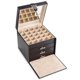 thumbnail image 3 of Organizador de Pendientes Glenor 23 × 23 × 18 cm Cuero PU Negro, 3 of 6