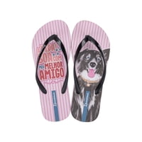 Sandalia Mujer Negro/Rosa Love Pets Ipanema