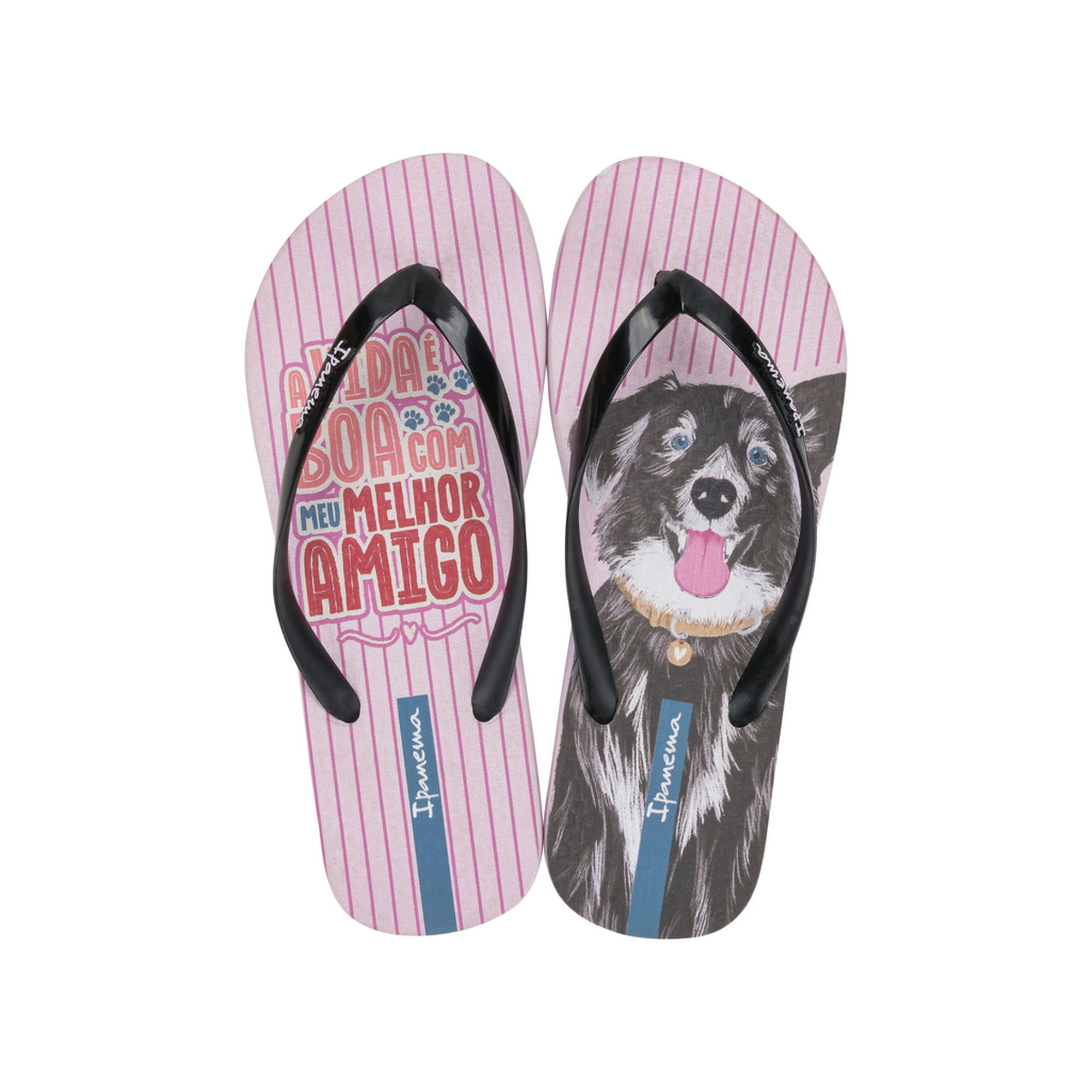 Sandalia Mujer Negro/rosa Love Pets Ipanema