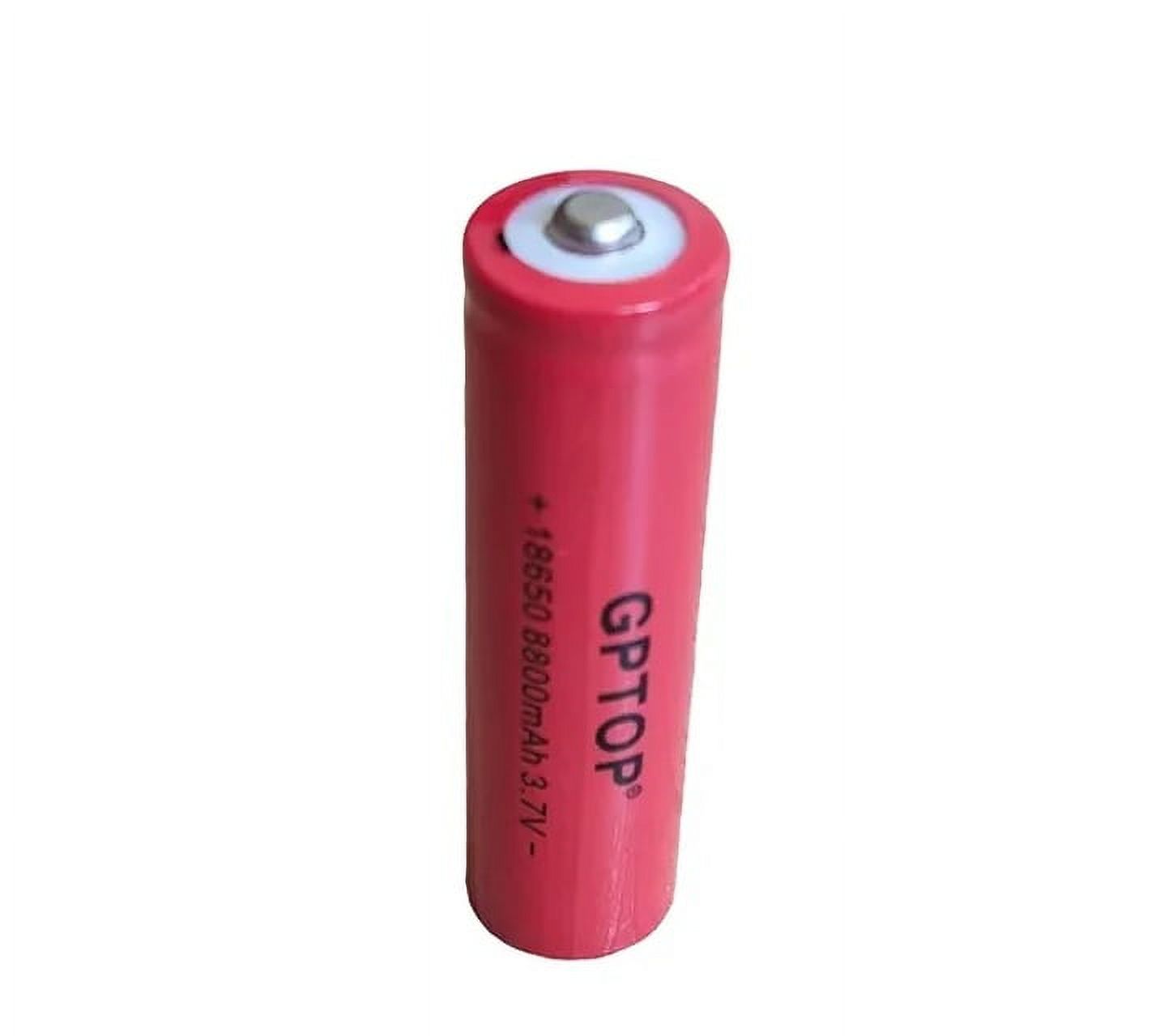 Impormaipu - Pilas Baterias Recargables De Litio 18650 Especial Vaper 8800 Mah Vaporizadores Gptop Roja Con Punta Contacto