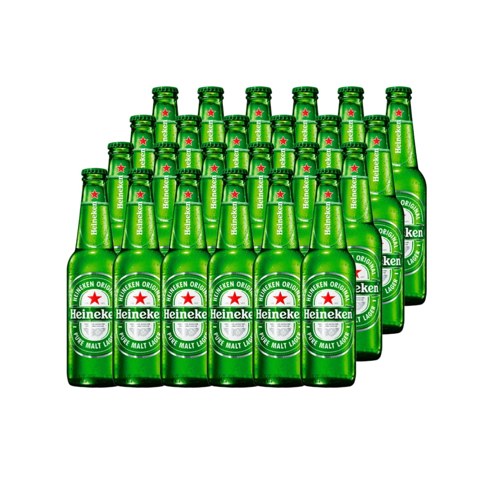24x Cerveza Heineken Botellín 5° 355cc