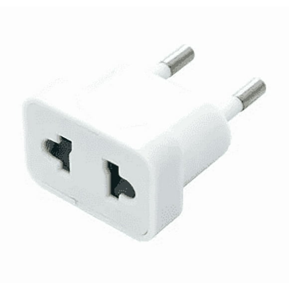 Adaptador Americano 10A, 250V, 2P, Blanco