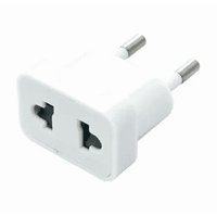 Lexo / Electraline / Lexo Electric - Adaptador Americano 10A, 250V, 2P, Blanco