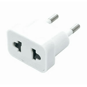 Lexo / Electraline / Lexo Electric - Adaptador Americano 10A, 250V, 2P, Blanco