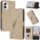 thumbnail image 1 of Funda Cartera Fibra de Carbono para Motorola MOTO G POWER 2024 con Soporte y Cierre Magnético Oro, 1 of 6