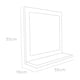 thumbnail image 3 of ESPEJO RECTANGULAR FM-042 35x35x10, 3 of 3