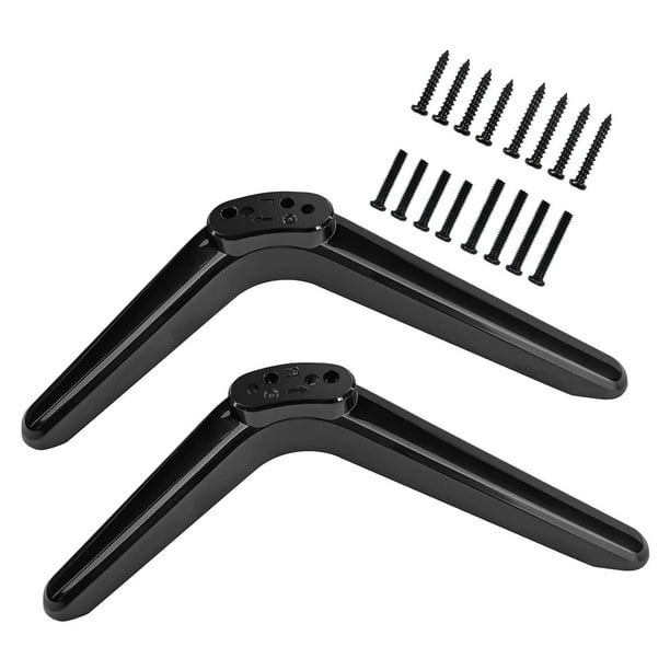 Panes de televisión, patas de mesa para 32 a 55 pulgadas, no deslizamiento, instalación fácil, accesorios, soporte duradero para televisores de pantal