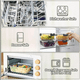 thumbnail image 3 of Set 3 Tupper Hermético Vidrio Para Alimentos Comida, 3 of 4