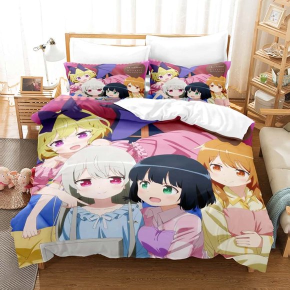 Ms. Vampire who lives in my neighborhood Bedding Set Single Twin Full Size Bed Set Adult Kid Bedroom Duvet cover Sets Bed Sheets