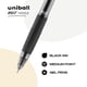 thumbnail image 2 of Bolígrafos de gel Uni-Ball 207 con aguja retráctil de punta media, color negro, 2 of 7