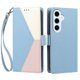 thumbnail image 3 of Funda Cartera Tricolor para Samsung Galaxy S26 FE con Soporte, Azul Claro, 3 of 6